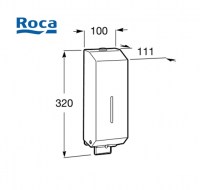 DISPENSADOR JABON LIQUIDO PUBLIC ROCA